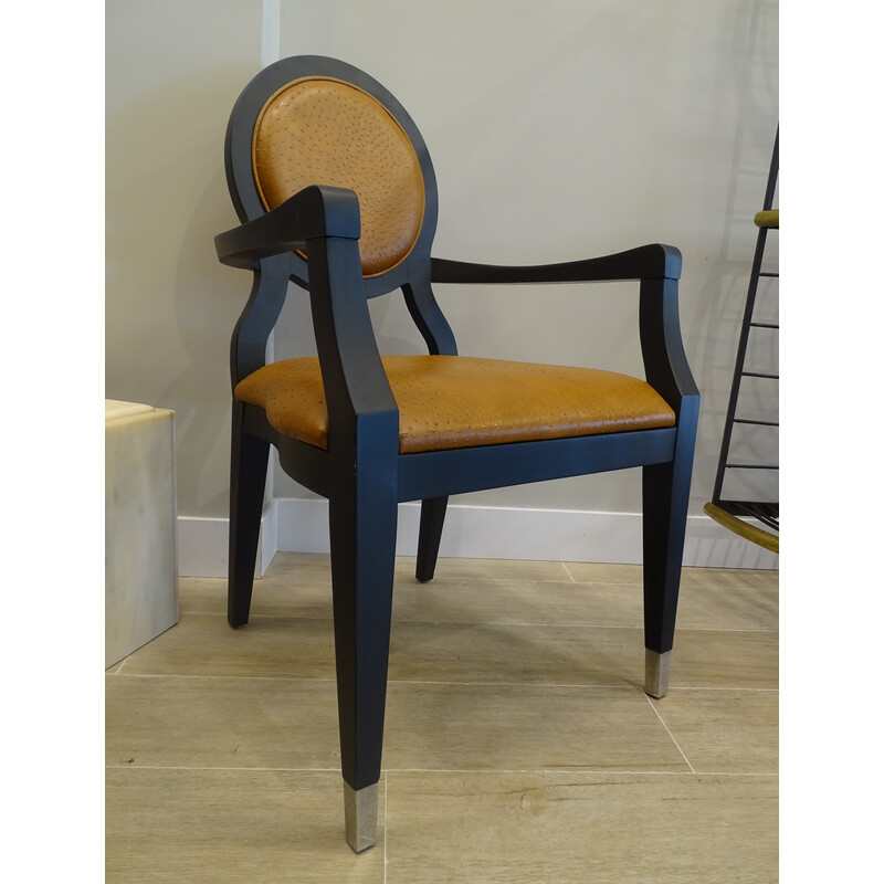 Vintage Art Deco fauteuil van Maison Rosello, Frankrijk 1950
