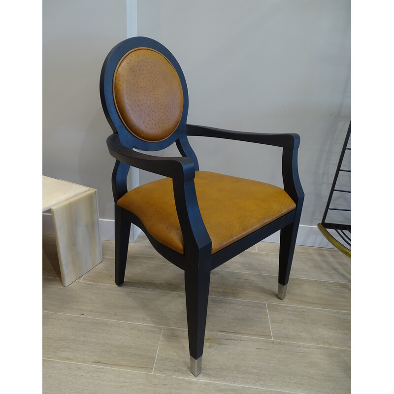 Vintage Art Deco armchair by Maison Rosello, France 1950