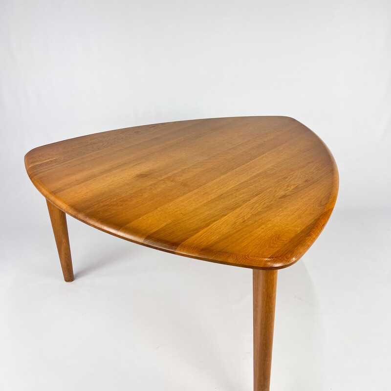 Vintage dining table in solid oakwood, France 1960