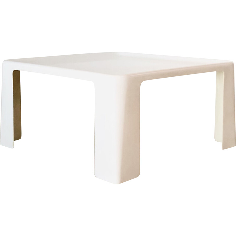 Amanta vintage coffee table in fiberglass by Mario Bellini for C & B, Italy 1960