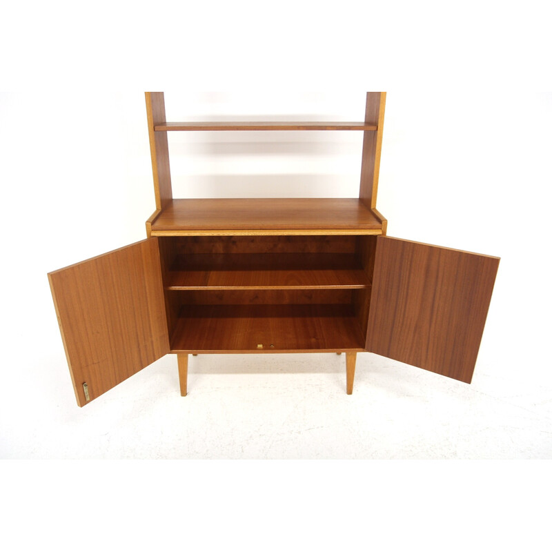 Vintage Scandinavian teak bookcase, Sweden 1960