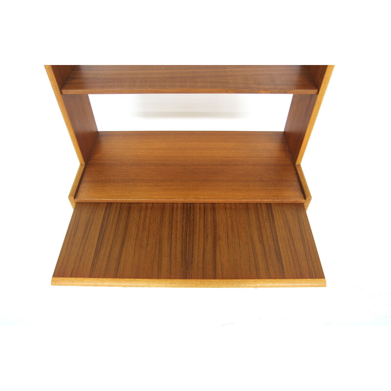 Vintage Scandinavian teak bookcase, Sweden 1960