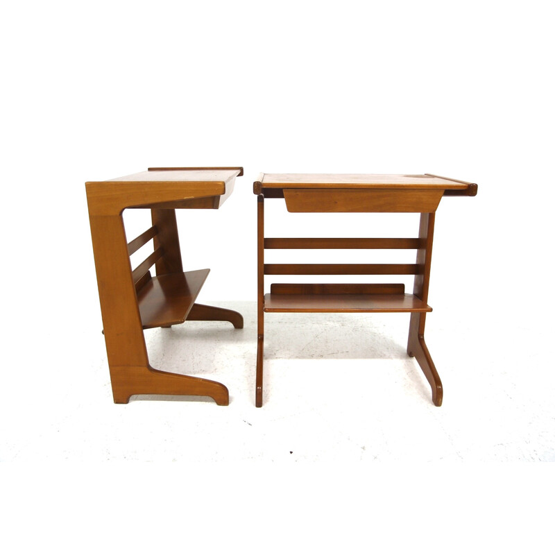 Pair of Scandinavian vintage chairs "Pinnstol" by Edsbyverken, Sweden 1960