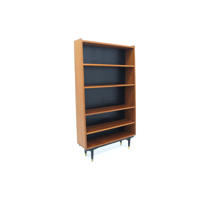 Scandinavian vintage teak bookcase by Bräntorps, Sweden 1960