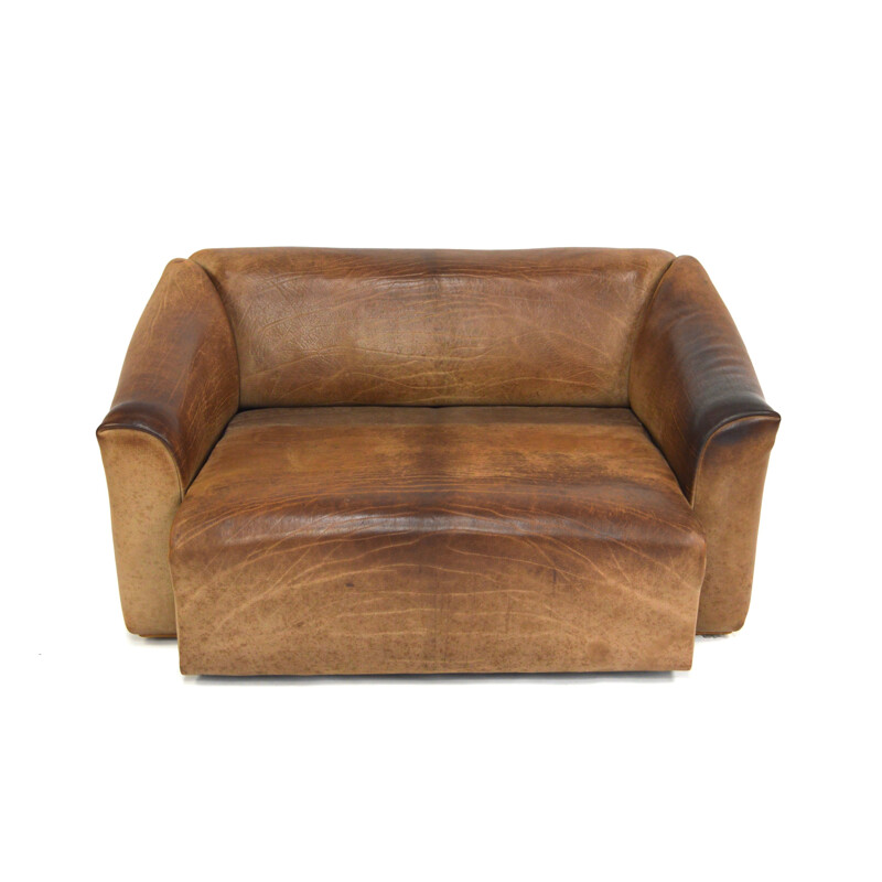 DS-47 2-seater sofa in brown - 1970s