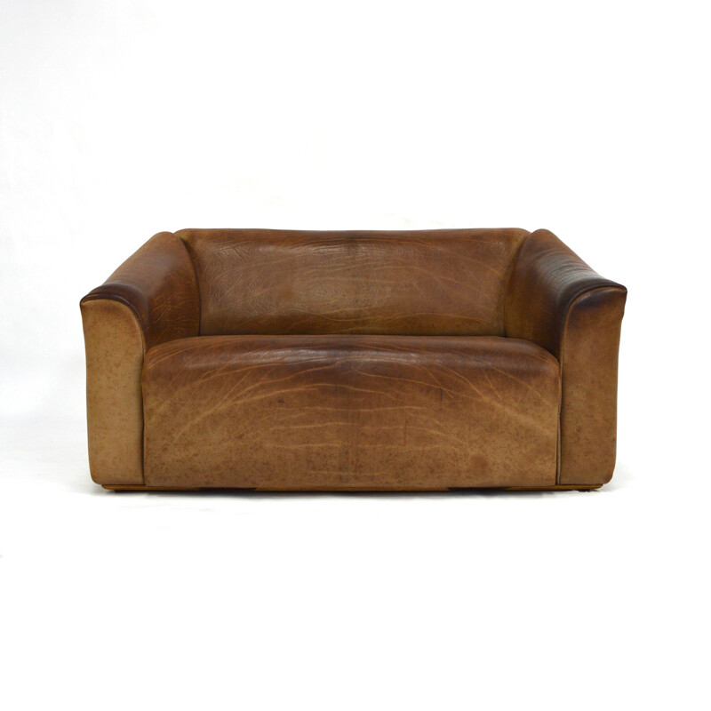 DS-47 2-seater sofa in brown - 1970s