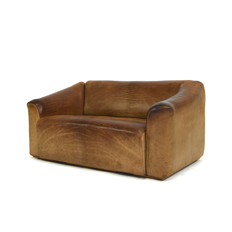 DS-47 2-seater sofa in brown - 1970s