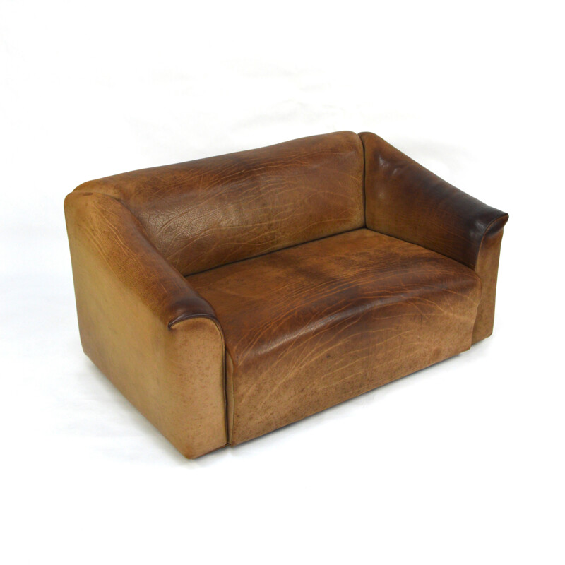 DS-47 2-seater sofa in brown - 1970s