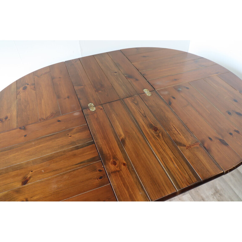 Vintage extendable dining table by Silvio Coppola for Fratelli Montina, 1970