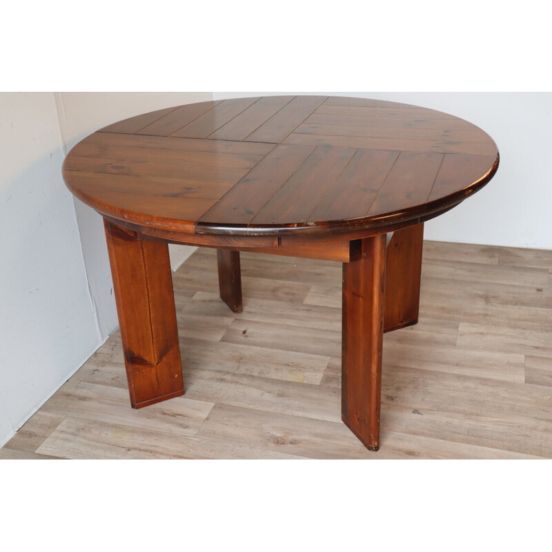 Table vintage extensible par Silvio Coppola pour Fratelli Montina, 1970