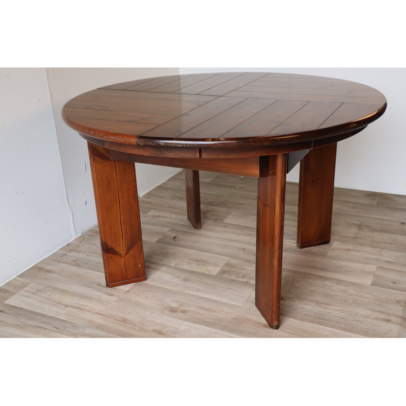 Table vintage extensible par Silvio Coppola pour Fratelli Montina, 1970