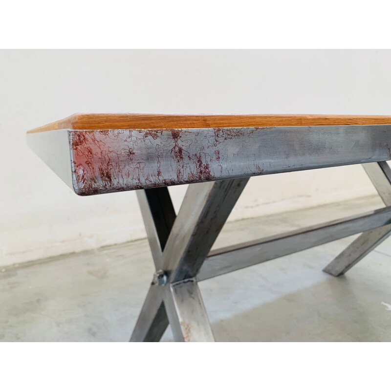 Handgefertigter Vintage-Tisch aus Teakholz