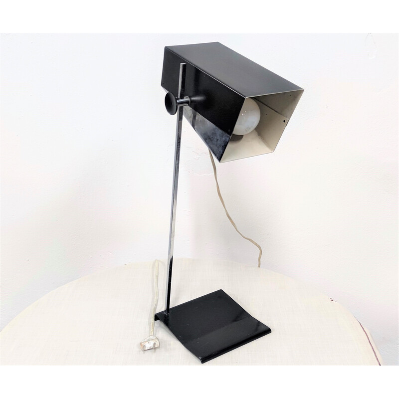 Lámpara de escritorio vintage en negro de Napako