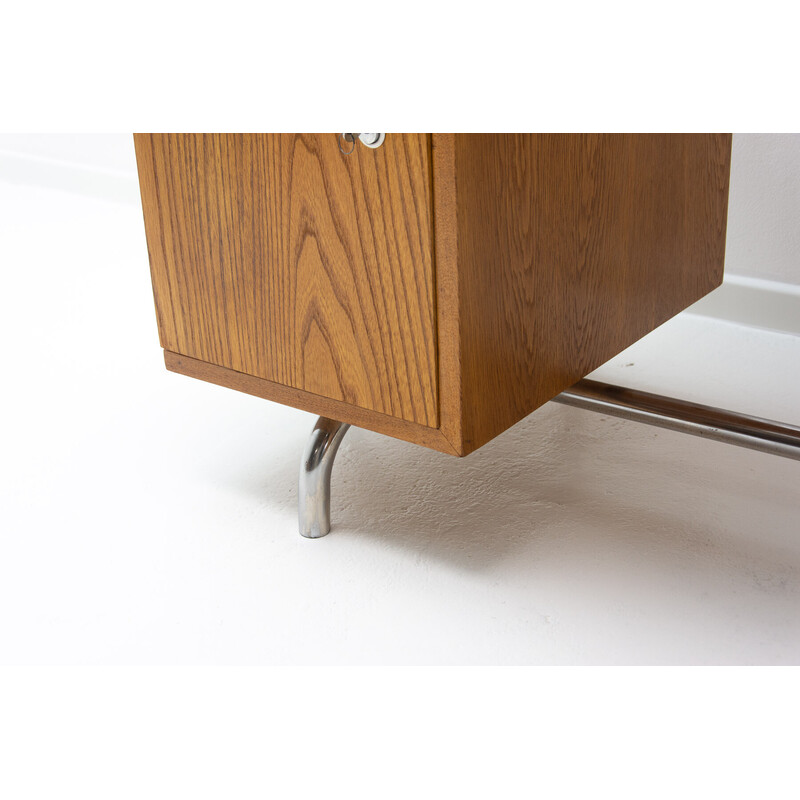 Vintage Bauhaus tubular desk, Czechoslovakia 1930