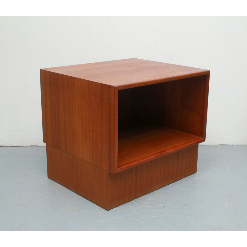 Comodino vintage in teak, anni '60