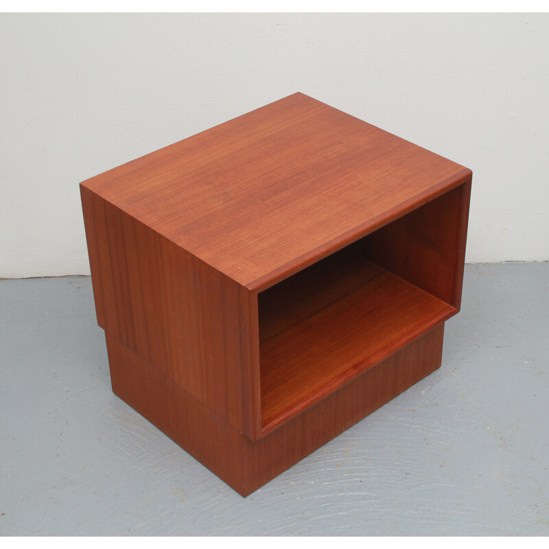 Comodino vintage in teak, anni '60