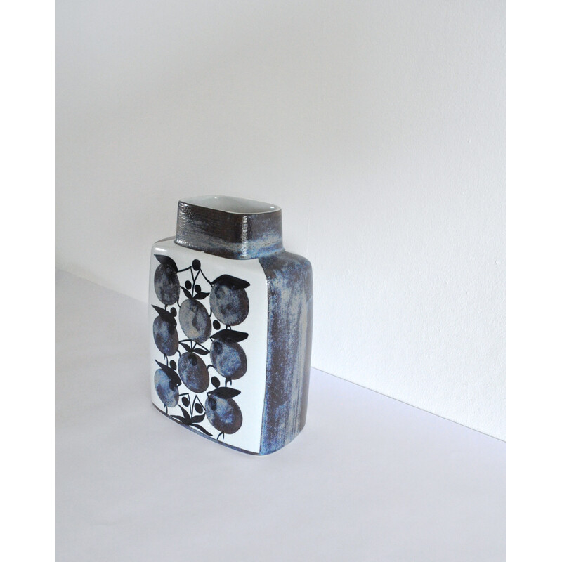 Vintage Baca fajance ceramic vase by Grethe Helland Hansen for Royal Copenhagen, Denmark 1960s