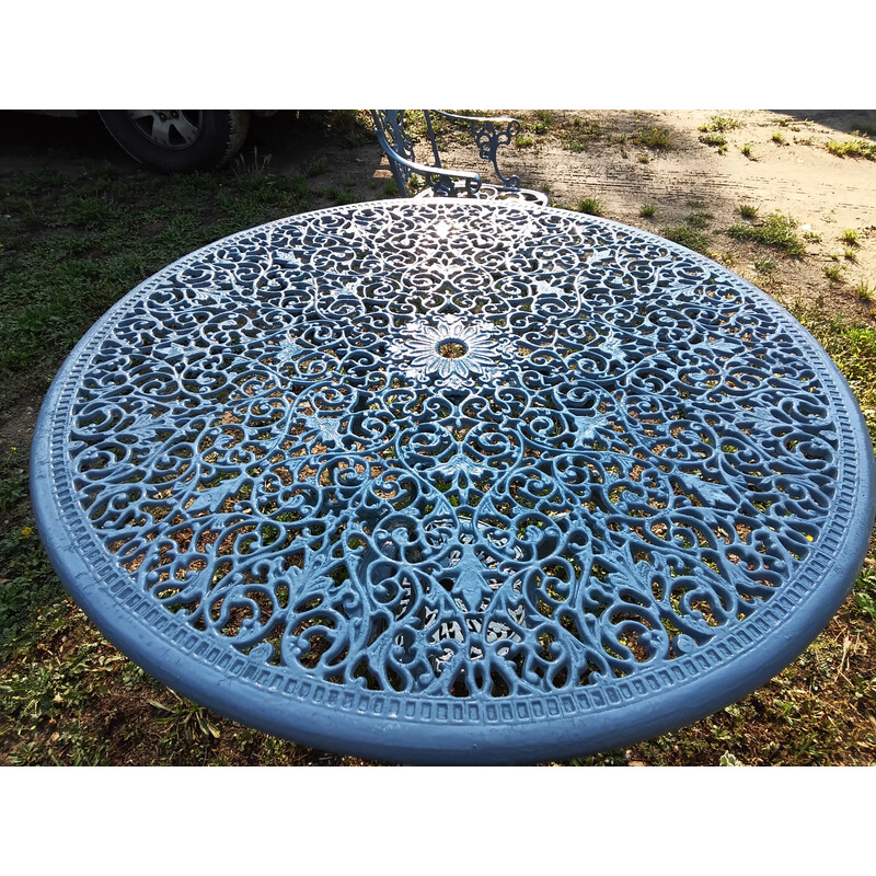 Vintage cast iron garden furniture