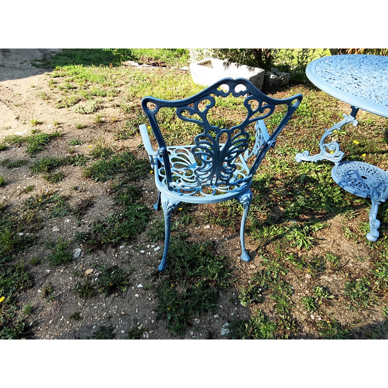 Vintage cast iron garden furniture