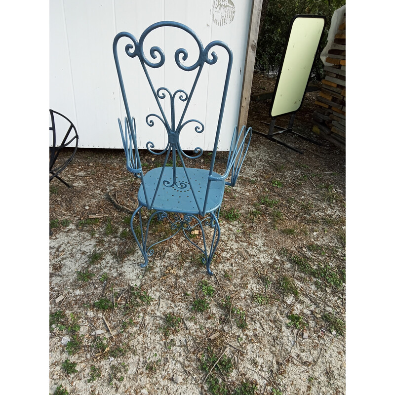Vintage wrought iron garden furniture