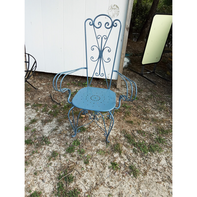 Vintage wrought iron garden furniture