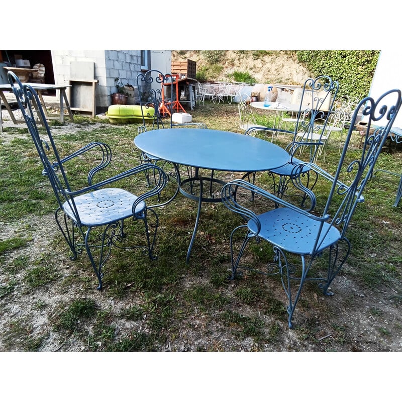 Vintage wrought iron garden furniture