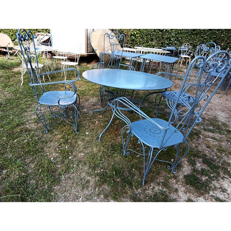 Vintage wrought iron garden furniture