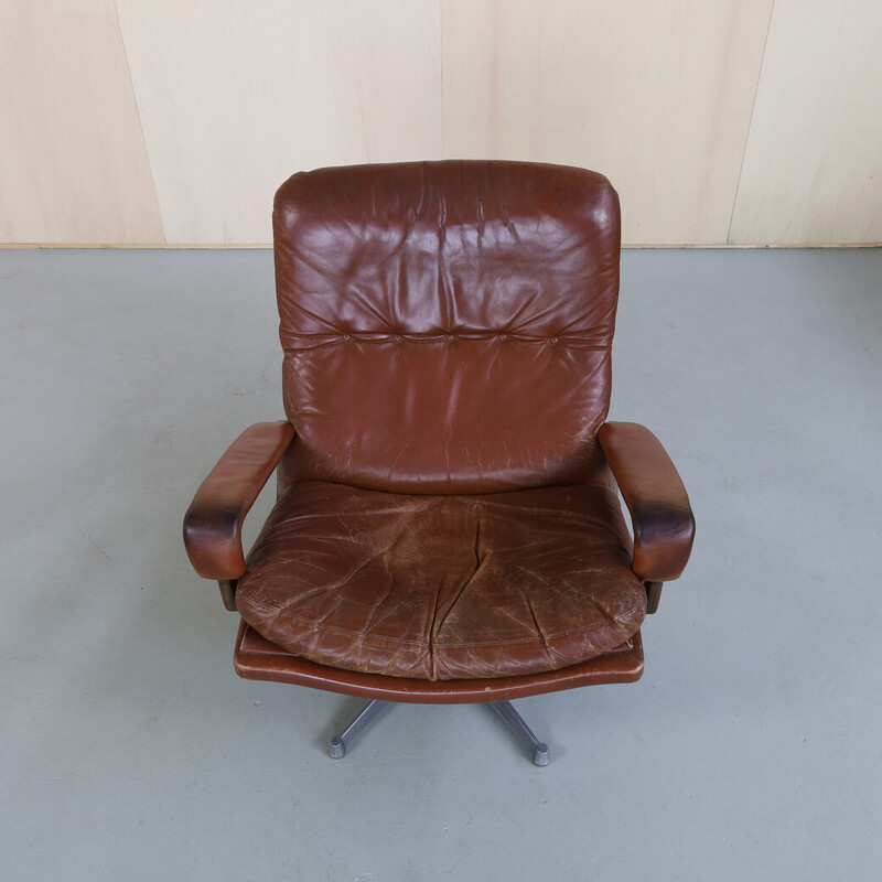 Vintage King fauteuil van André Vandenbeuck voor Strassle, 1960