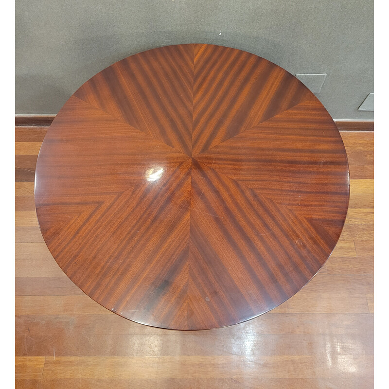 Vintage Art Deco mahogany coffee table, France 1930