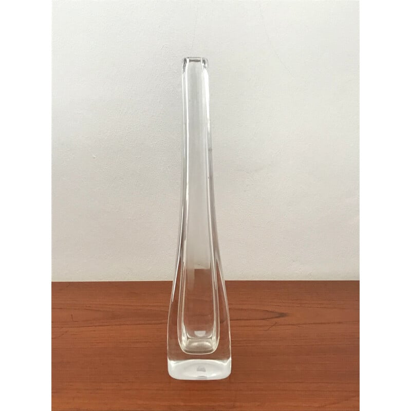 Vintage glass vase by Nils Orrefors for Orrefors, 1960
