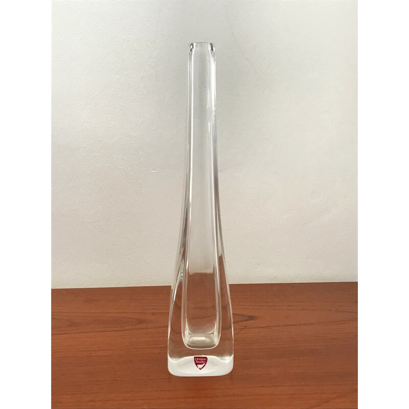 Vintage-Vase aus Glas von Nils Orrefors für Orrefors, 1960