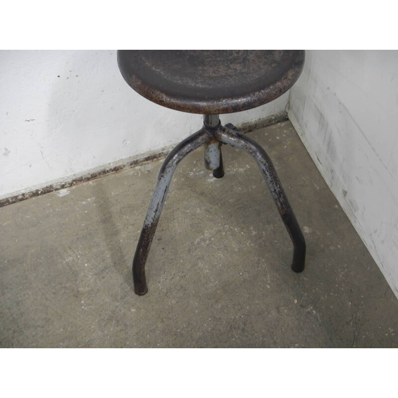 Vintage iron stool, 1959s
