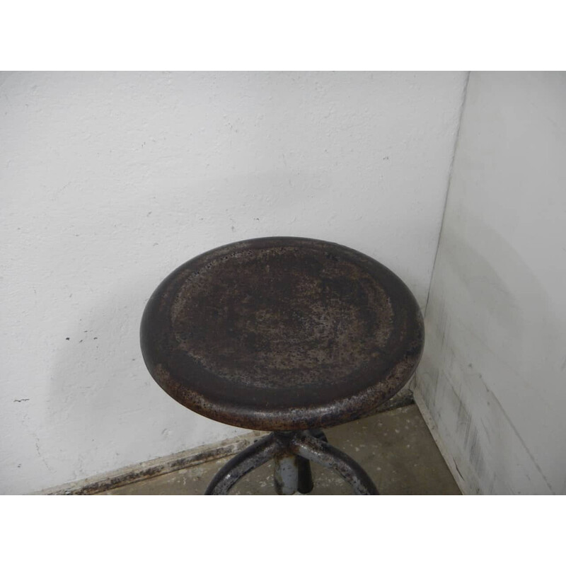 Vintage iron stool, 1959s