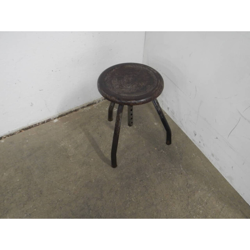 Vintage iron stool, 1959s