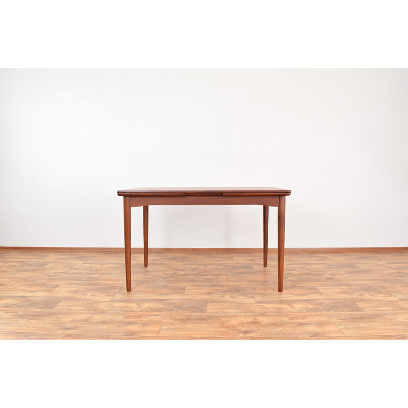 Mid-century Danish teak extendable dining table, 1960s