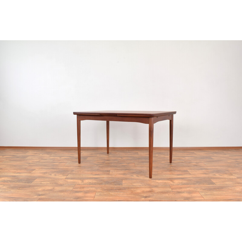 Mid-century Danish teak extendable dining table, 1960s