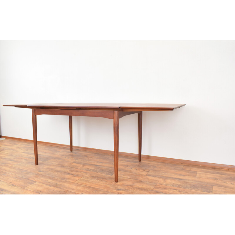 Mid-century Danish teak extendable dining table, 1960s