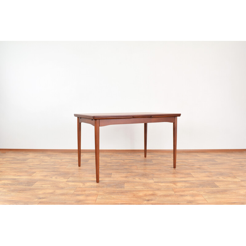 Mid-century Danish teak extendable dining table, 1960s