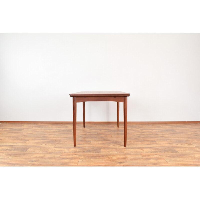 Mid-century Danish teak extendable dining table, 1960s