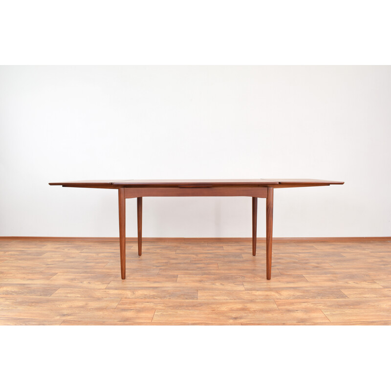 Mid-century Danish teak extendable dining table, 1960s