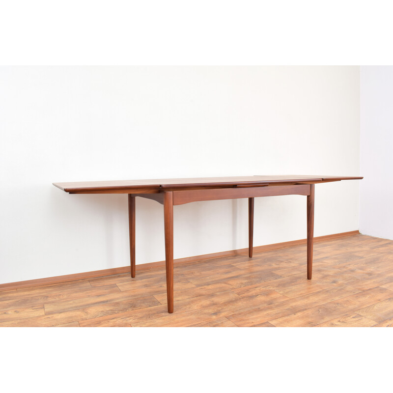 Mid-century Danish teak extendable dining table, 1960s