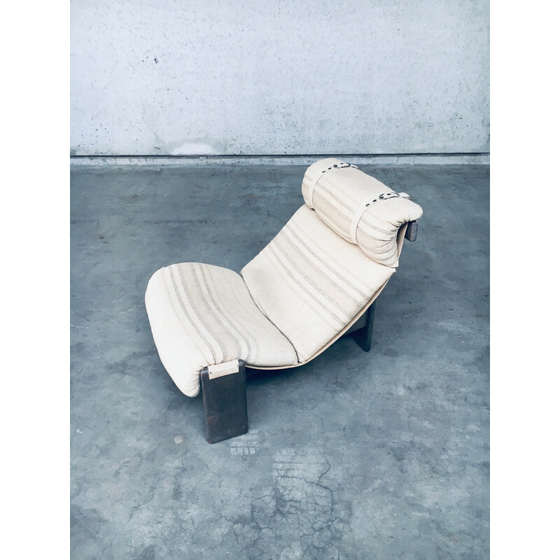 Midden-eeuwse driepoot Sling fauteuil van Durlet, België 1960-1970