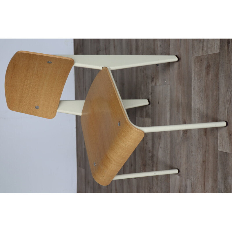 Silla vintage "Standard" de Jean Prouvé para Vitra