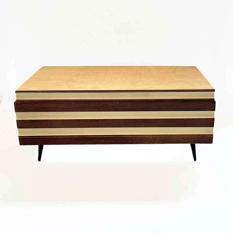 Portagioie scandinavo in legno vintage, Germania 1960