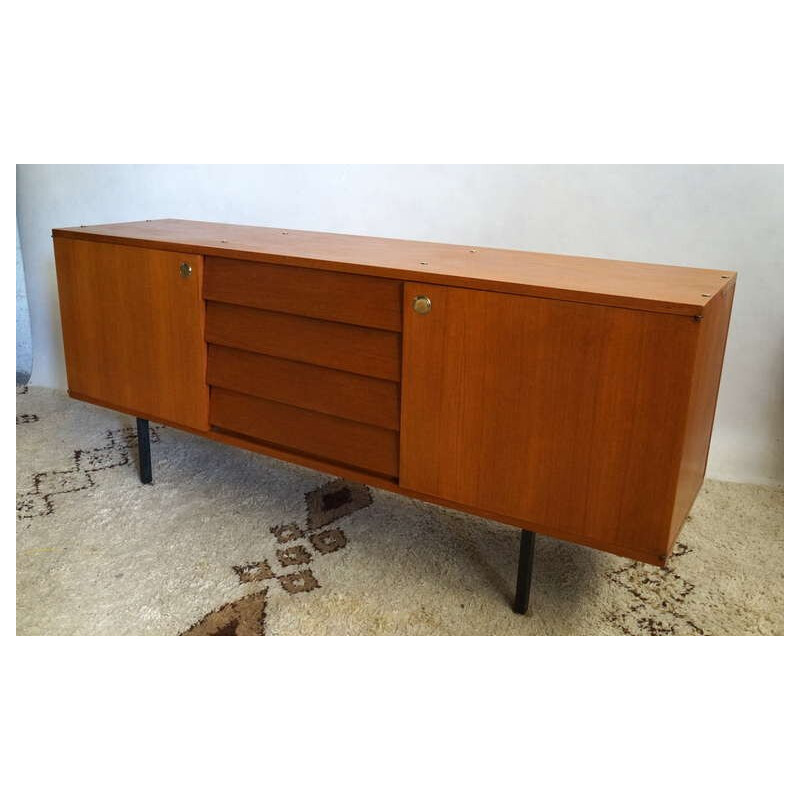 Credenza d'epoca in ottone, 1950