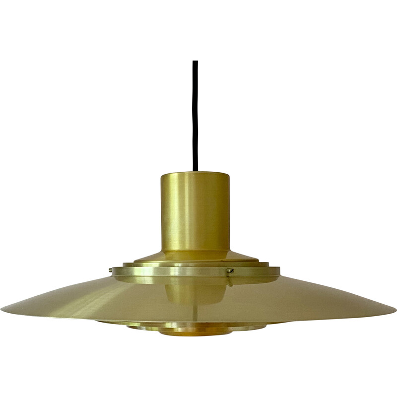 Vintage brass chandelier by Preben Fabricius and Jørgen Kastholm for Nordisk Solar, Denmark 1964