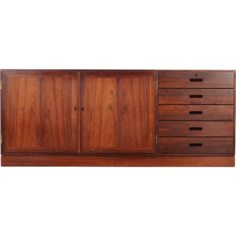 Vintage rosewood chest of drawers by Kai Winding, Denmark 1970