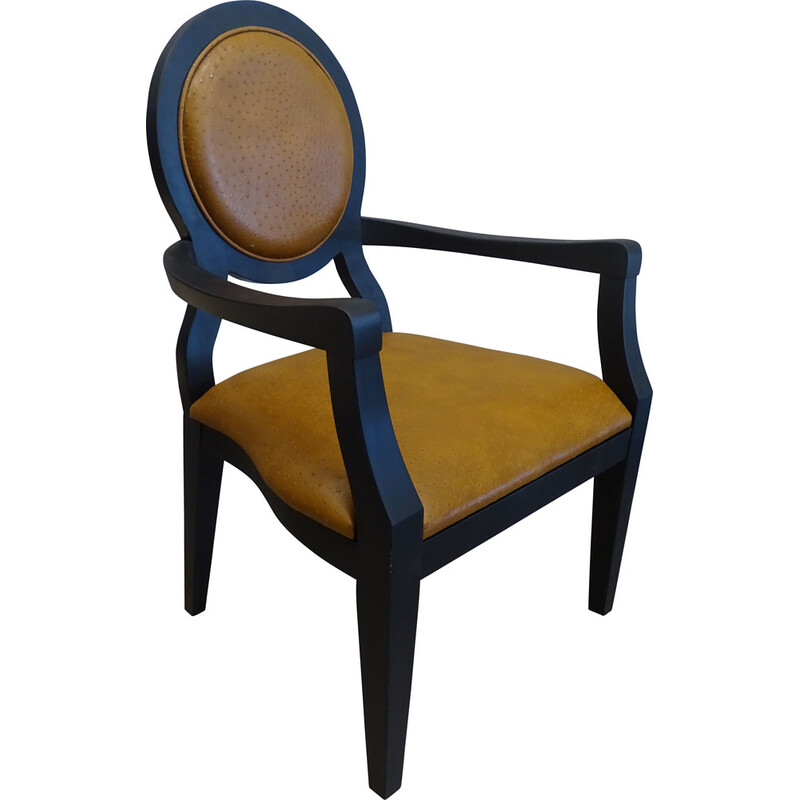 Vintage Art Deco armchair by Maison Rosello, France 1950