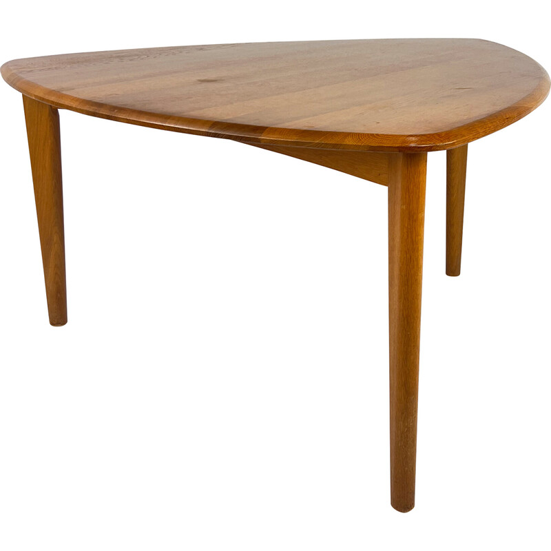 Vintage dining table in solid oakwood, France 1960