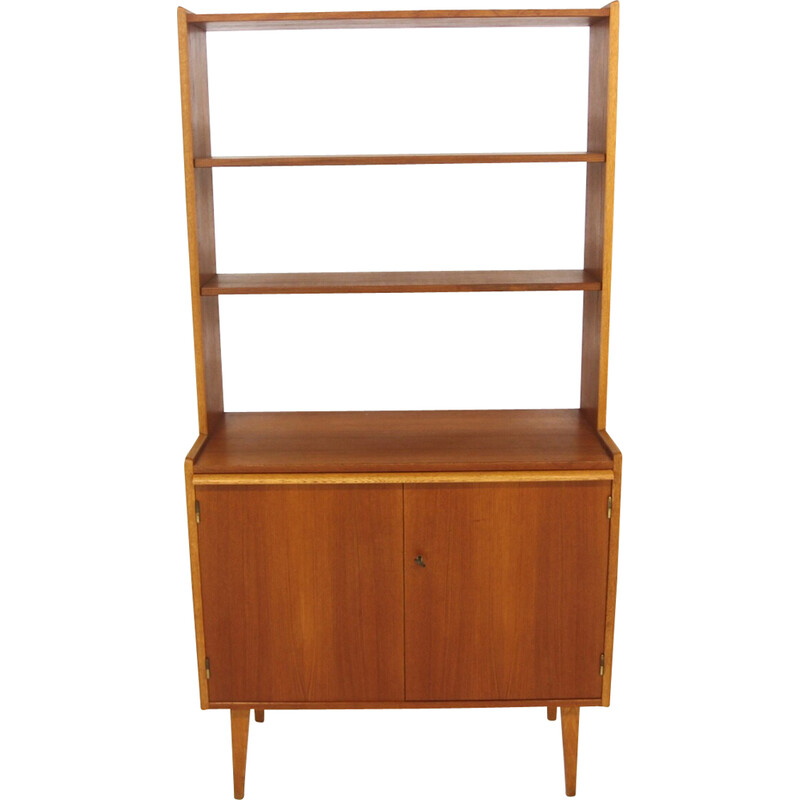 Vintage Scandinavian teak bookcase, Sweden 1960